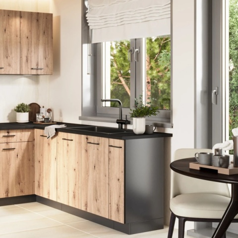 Zestaw mebli kuchennych ANIKA 2.00 / 2.60 kolor dąb artisan