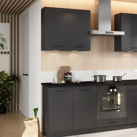 Zestaw mebli kuchennych ANIKA 2.00 / 2.60 kolor grafit