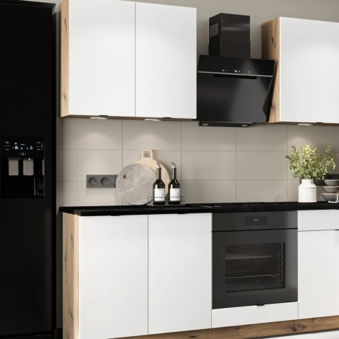 Zestaw mebli kuchennych GIANNA 2.00 / 2.60 kolor biała alaska