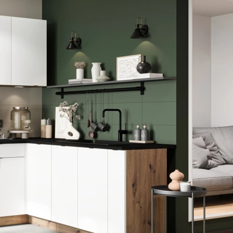 Zestaw mebli kuchennych GIANNA 2.00 / 2.60 kolor biała alaska