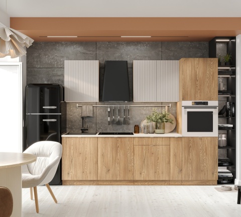 Zestaw mebli kuchennych SOFIA 2.6 dąb cremona