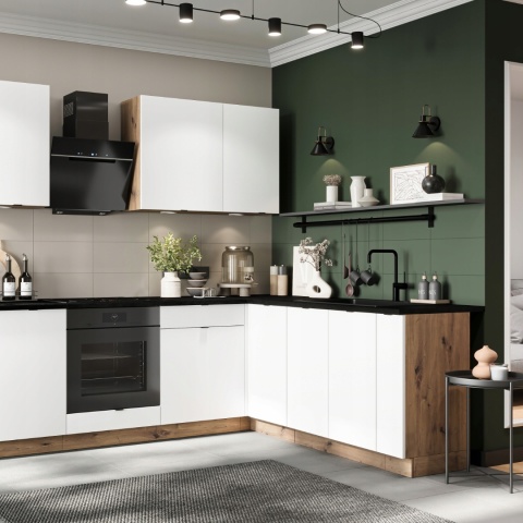 Front do zmywarki 45 cm panel zakryty GIANNA biała alaska