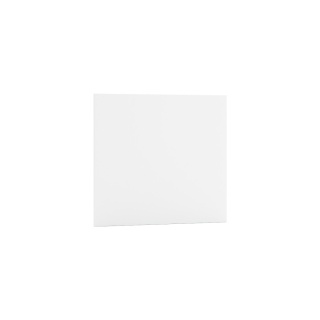 Front do zmywarki 60 cm panel odkryty GIANNA biała alaska