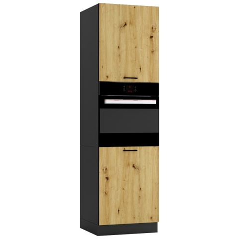 Słupek kuchenny 60 cm pod piekarnik ANIKA dąb artisan