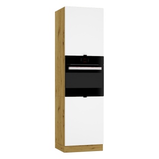 Słupek kuchenny 60 cm pod piekarnik GIANNA biała alaska