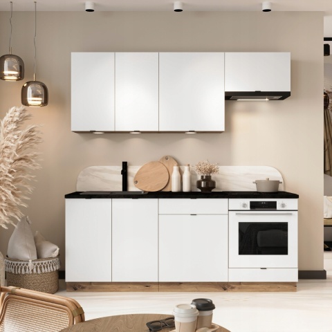 Szafka kuchenna dolna 40 cm z szufladą GIANNA biała alaska