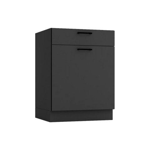Szafka kuchenna dolna 60 cm z szufladą ANIKA grafit