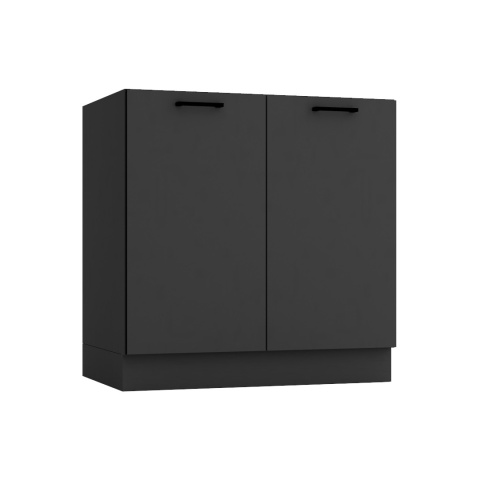 Szafka kuchenna dolna 80 cm z półką ANIKA grafit