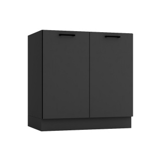 Szafka kuchenna dolna zlewowa 80 cm ANIKA grafit