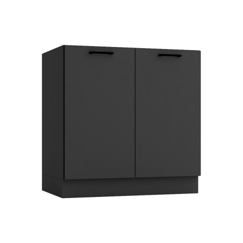 Szafka kuchenna dolna zlewowa 80 cm ANIKA grafit
